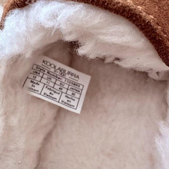 NEW Auth KOOLABURRA By UGG Men's Tipton 1105893 Chestnut Suede Moccasin Shoes - Picture 8 of 8